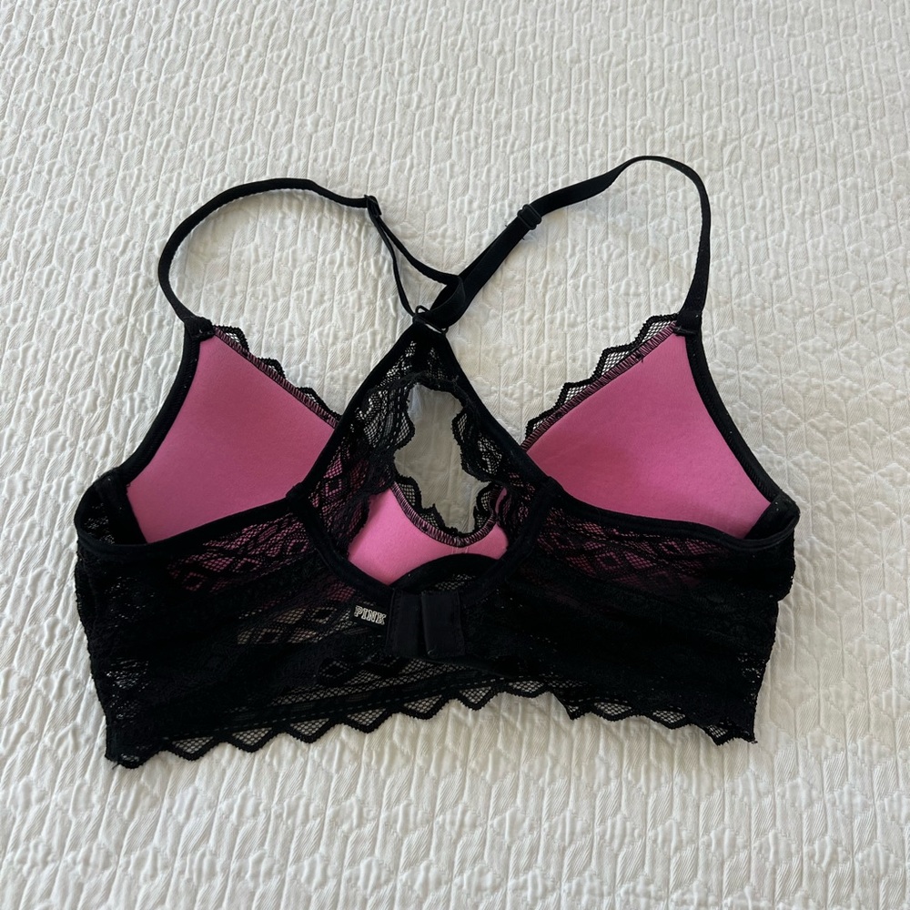 Pink Racerback Padded Bra - Picture 9 of 11